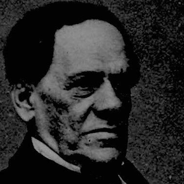 Antonio López de Santa Anna en una fotografía de sus últimos años 