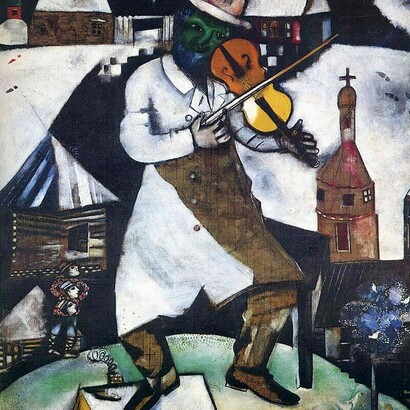 Marc Chagall, Il violinista, 1913