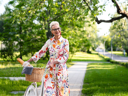 A woman moving at her own pace, celebrating independence without loneliness