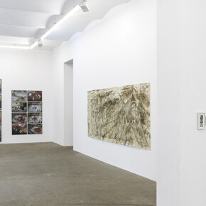 Hermann Nitsch and Julian Schnabel. Courtesy of Galerie Elisabeth & Klaus Thoman