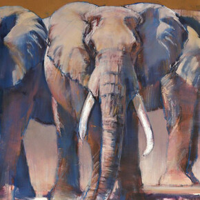 A Memory of Elephants. Courtesy of John Martin Gallery