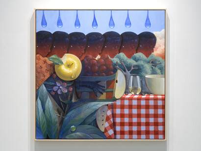 Jessica Vollrath, The smell of rain on dust, exhibition view. Courtesy of Erin Cluley Gallery