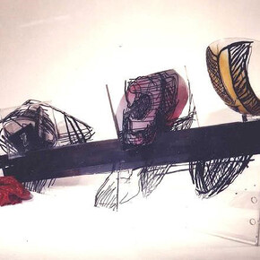 Agathe Sorel, The Lure of Lost Cultures, 1982, 2200 x 1240 x 700mm