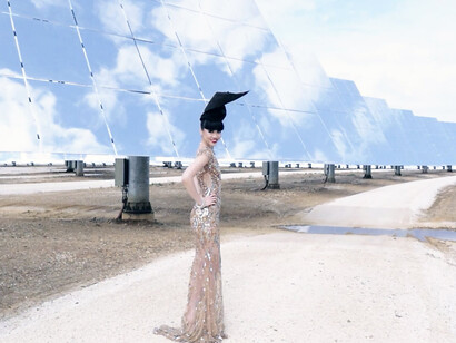 Jessica Minh Anh en la planta Gemasolar