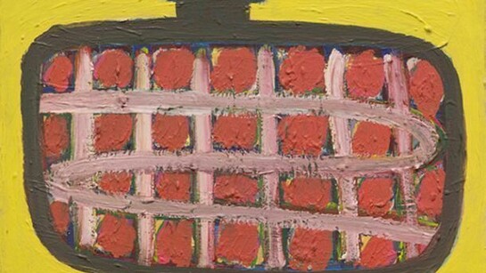 Frederick Hayes, RD #25, 2002, acrylic on canvas, 12 x 16 inches