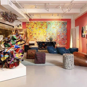 Kati Curtis, The art-led interior, exhibition view. Courtesy of Wexler Gallery