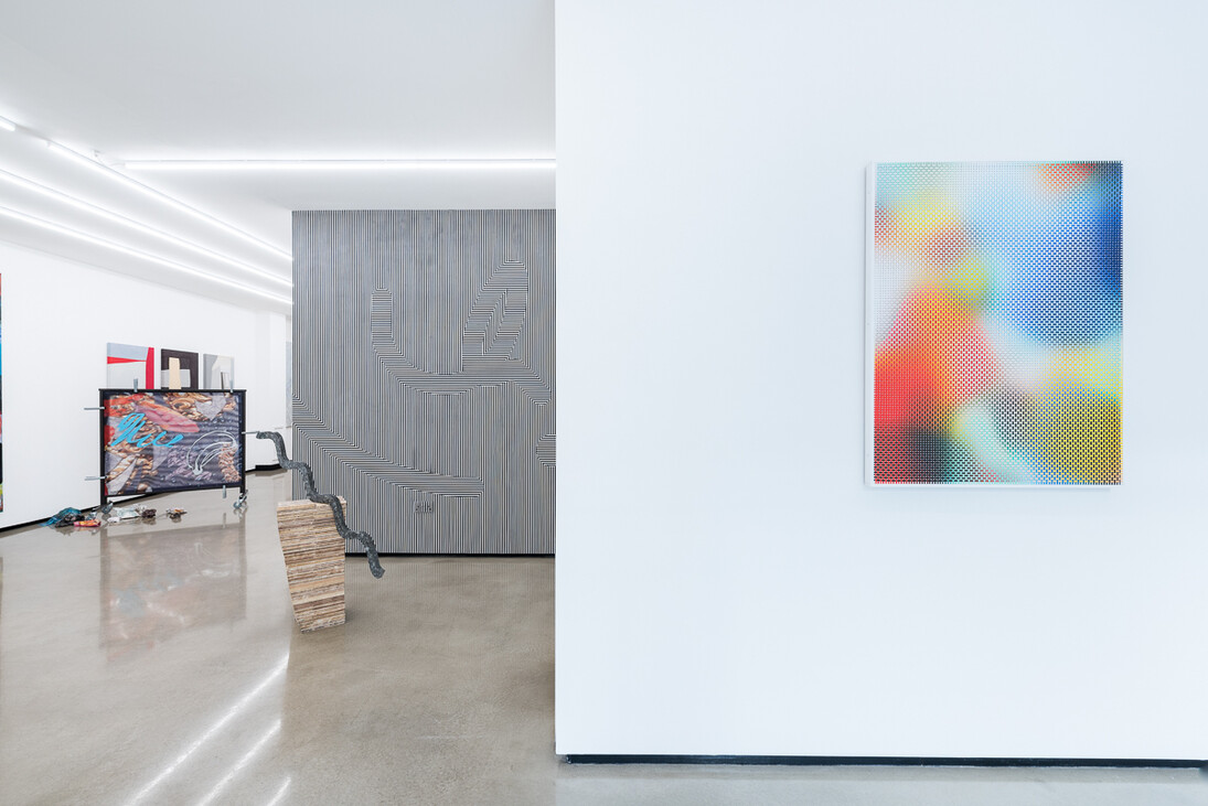 Byzantia Harlow, Diffusion Line (Tammy Wynette Can Be Sung Many Ways, And Each Time It Is Sung It Has An Echo Of The Truth), Mixed Media, Approx. 147x150x110cm

