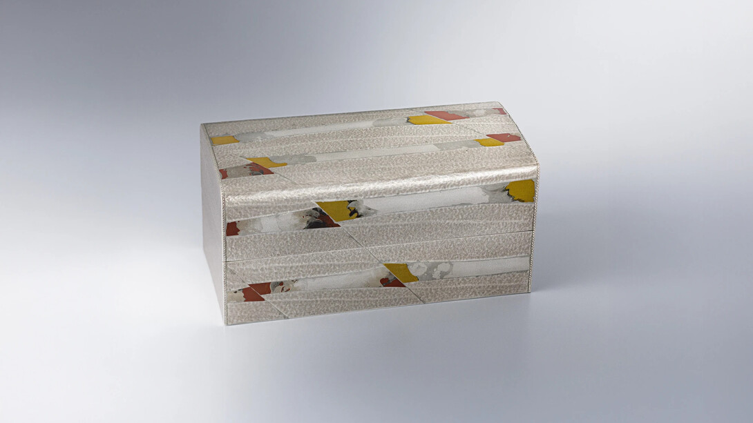 Oshiyama Motoko, Kakuhanmon box “Hoga“ (Sprout), 2021. Courtesy of Onishi Gallery 