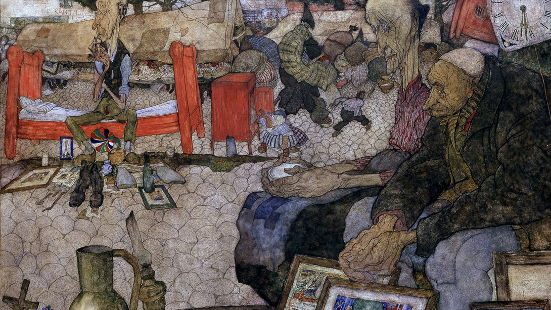Jules De Bruycker, Le vieux marché à Gand, 1923. Avec l'aimable autorisation du Musée des Beaux-Arts de Gand