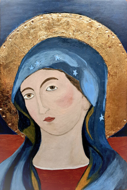 "Madonna del Pozzo", di Angelica Maria Luciani, (2023). © Roberto Luciani