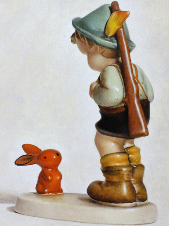 Kevin Frank,
Untitled (Hummel Doll), 2015
Oil on canvas
18 x 26 in; 45.72 x 66.04 cm