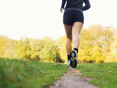 Corriendo en contacto con la naturaleza