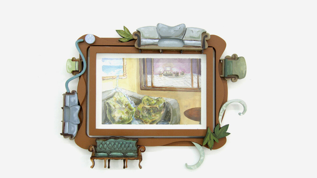 Guzmán Paz, Living, 2025. Cortesía de la Galería Nora Fisch