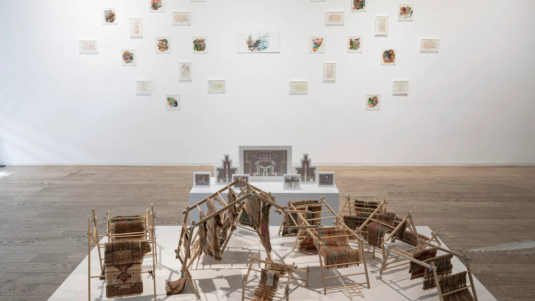 Diego Miccige, Invocaciones, maneras de consagrar el paisaje, exhibition view. Courtesy of Praxis Gallery