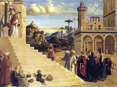 Cima da Conegliano, La Vergine al Tempio