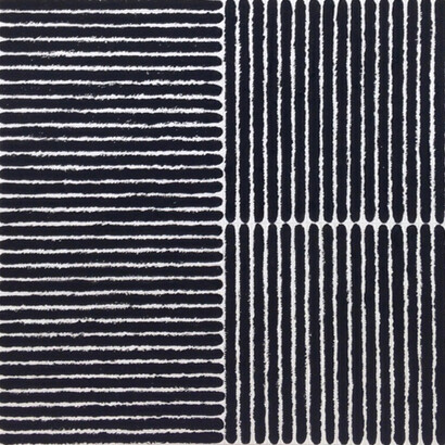 Joan Witek, P-139 Untitled, 2007, Pencil and oil stick on canvas, 24 x 24 inches, 61 x 61 cm