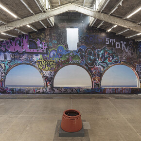 Various artists, Time knows the answer to art, exhibition view. Courtesy of Galleria Continua