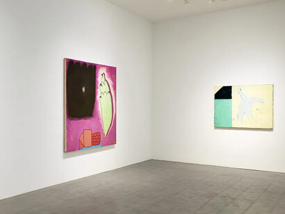 Louisa Chase, The eighties, exhibition view. Courtesy of Berry Campbell