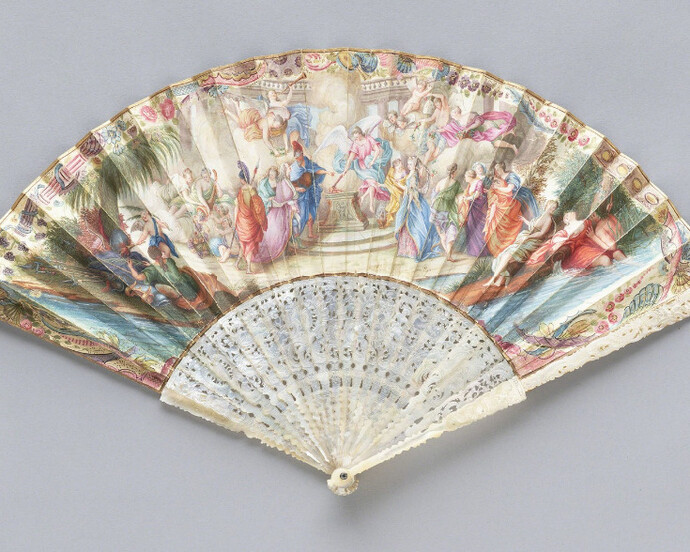 Fans of the Eighteenth Century. Courtesy of De Young Museum