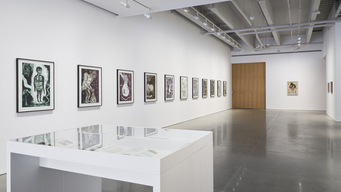 Dr. Lakra y Miguel Covarrubias, Contracorrientes, vista de exhibición. Cortesía de kurimanzutto