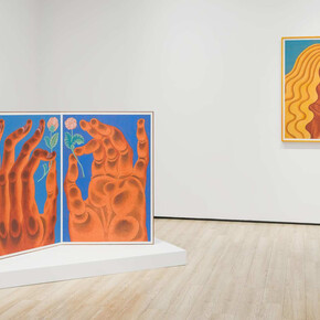 Various artists, Here, there, where?, exhibition view. Courtesy of Almine Rech