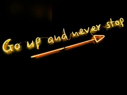 «Go up and never stop!»