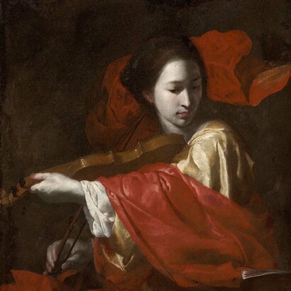 Bernardo Cavallino, Santa Cecilia, 1645. Museum of Fine Arts Boston, USA
