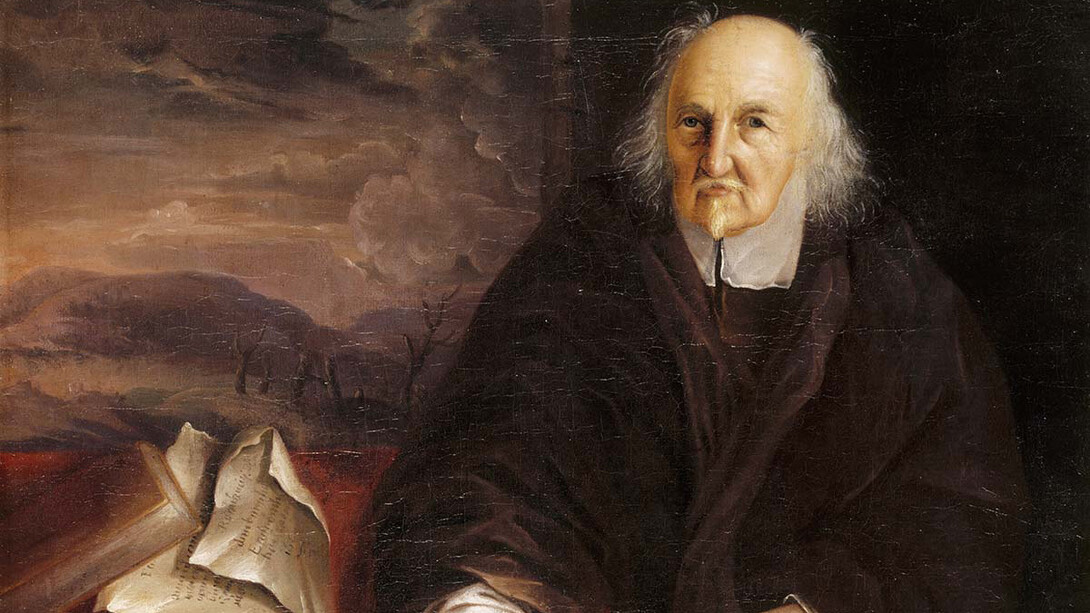 Anónimo, Thomas Hobbes a los 89 años