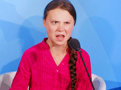 Greta Thunberg, initially gained notice for her youth and her straightforward speaking manner, both in public and to political leaders and assemblies
