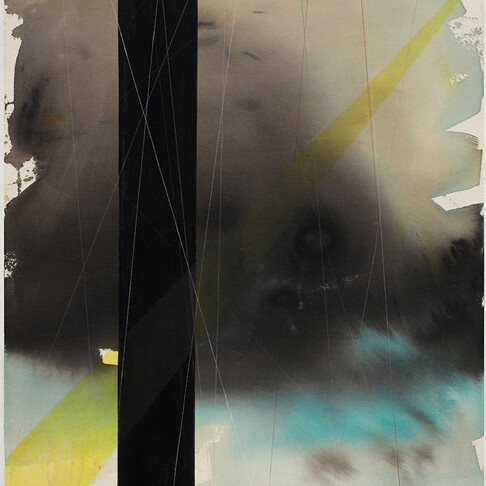 Clare Price, Gentle Filth, Acrylic & Gouache, 96 x 114 cm