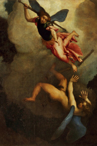 Lorenzo Lotto, La caduta di Lucifero