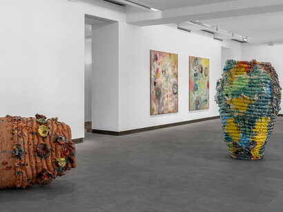 Norbert Prangenberg, ausstellungsansicht. Mit freundlicher genehmigung der Galerie Karsten Greve