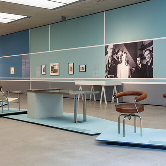 Charlotte Perriand, Moderne leben: design, fotografie, architektur, ausstellungsansicht. Mit freundlicher genehmigung des Museum der Moderne