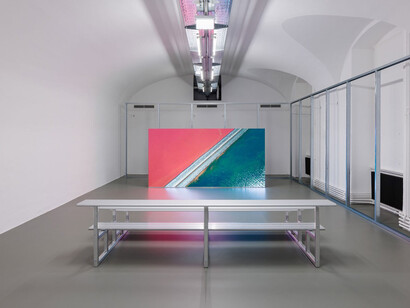 Felix Lenz,Soft image, brittle grounds, ausstellungsansicht. Mit freundlicher genehmigung des MAK