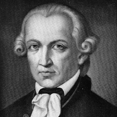 Retrato del filósofó Immanuel Kant