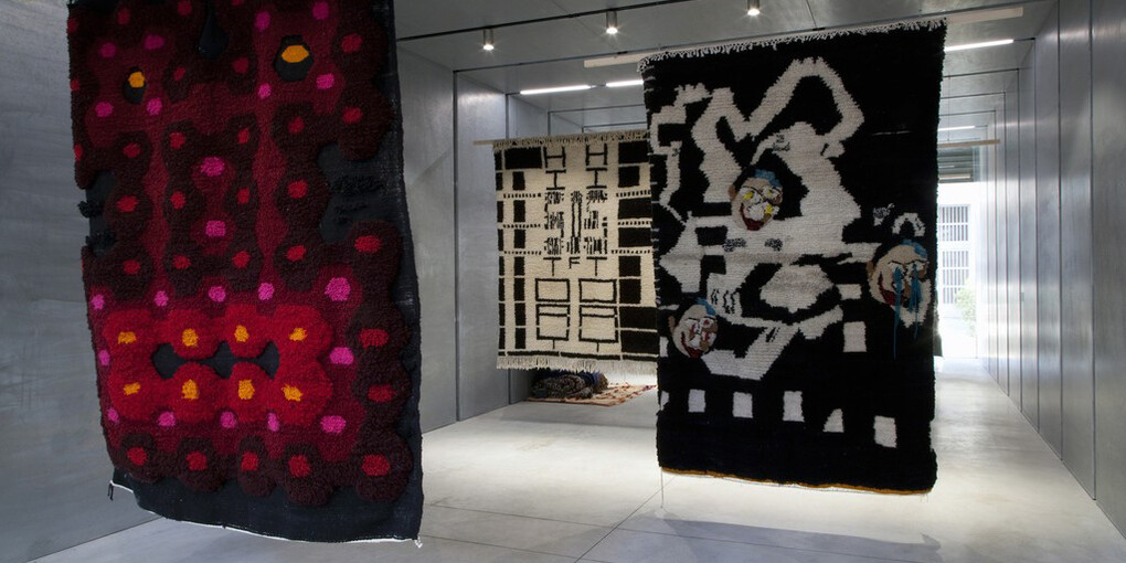 Rug Trip I: Morocco, Exhibition view. Courtesy of Plusdesign