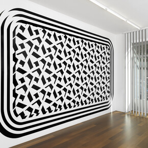 Pablo Siquier, Exhibition view. Courtesy of Galerie Xippas