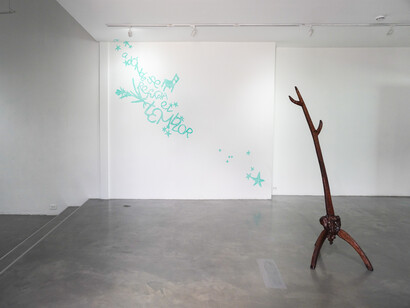 Davartis, A dónde se refugia el temblor, exhibition view. Courtesy of Q Galeria