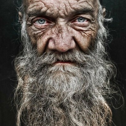 Retrato de la serie «Homeless», de Lee Jeffries