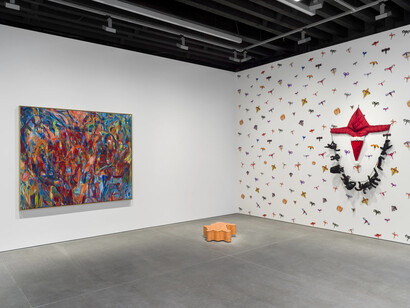 Various artists, Your patience is appreciated. An inaugural show, exhibition view. Courtesy of Marian Goodman Gallery