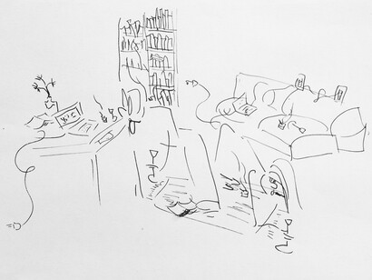 Mélanie Matranga, E-flux drawing, 2014, web file, dimensions variable, Courtesy of the artist.
