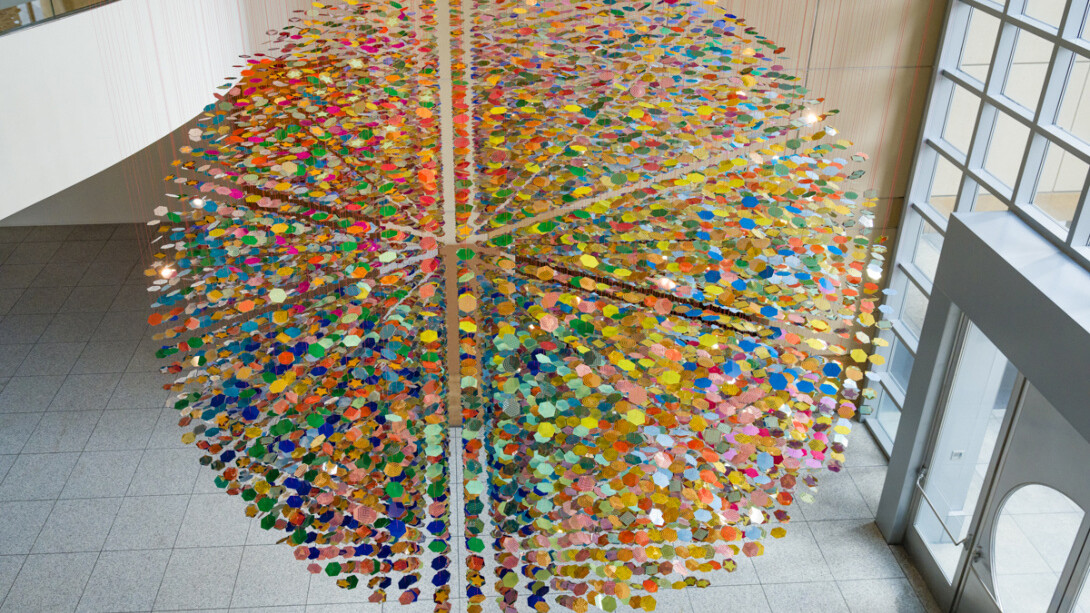 Pae White, Noisy blushes, exhibition view. Courtesy of San Jose Museum of Art