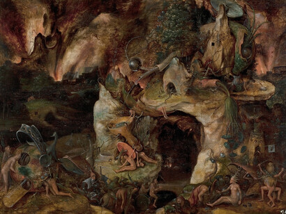 Anónimo- Paisaje infernal