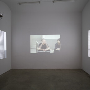 Ausstellungsansicht Johanna KANDL Stoff + Anna WITT Unboxing the Future, Christine König Galerie, Wien 2019
© Foto: Philipp Friedrich