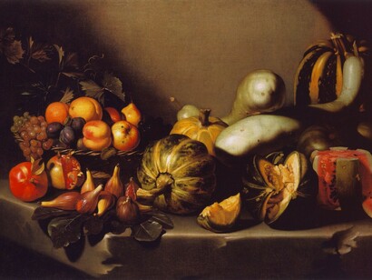 Michelangelo Merisi da Caravaggio, Still Life with Fruit (1601-1610)