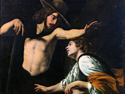 Giovanni Battista Caracciolo detto Battistello, Noli me tangere, 1618, olio su tela, cm 123x142, Collezione Museo di Palazzo Pretorio, Prato