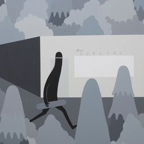 The Ways LUVS Look, 2021, acrylic on canvas, 80 x 100 cm. Courtesy of GR Gallery