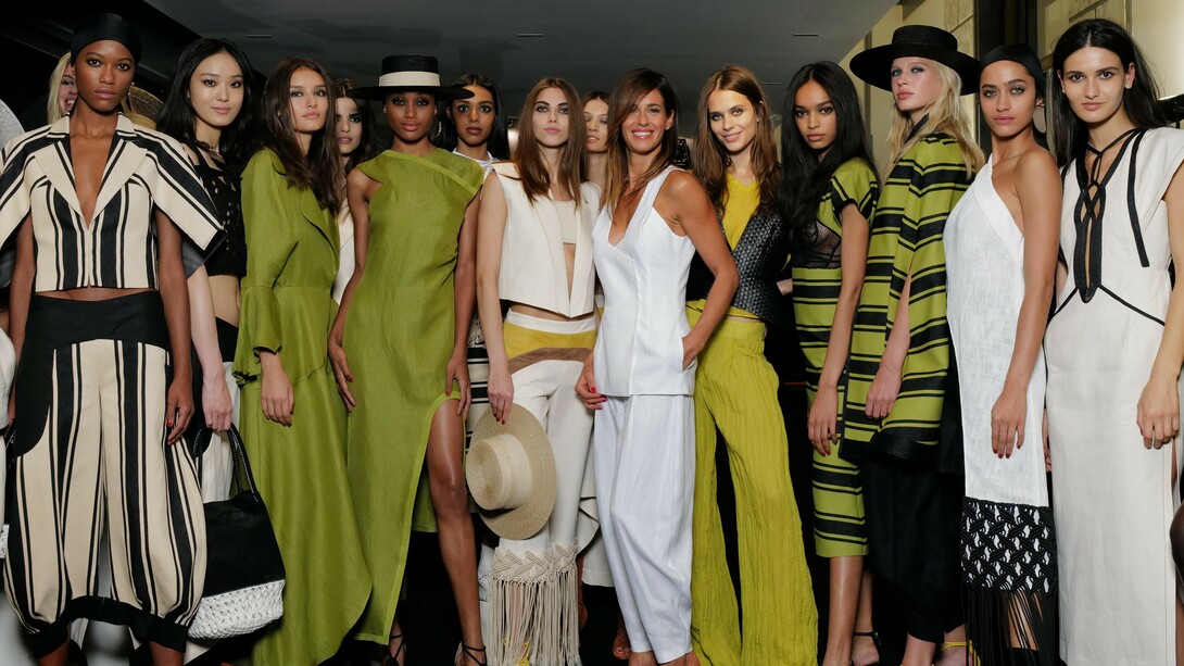 Backstage della collezione prêt-à-porter Primavera-Estate Genny