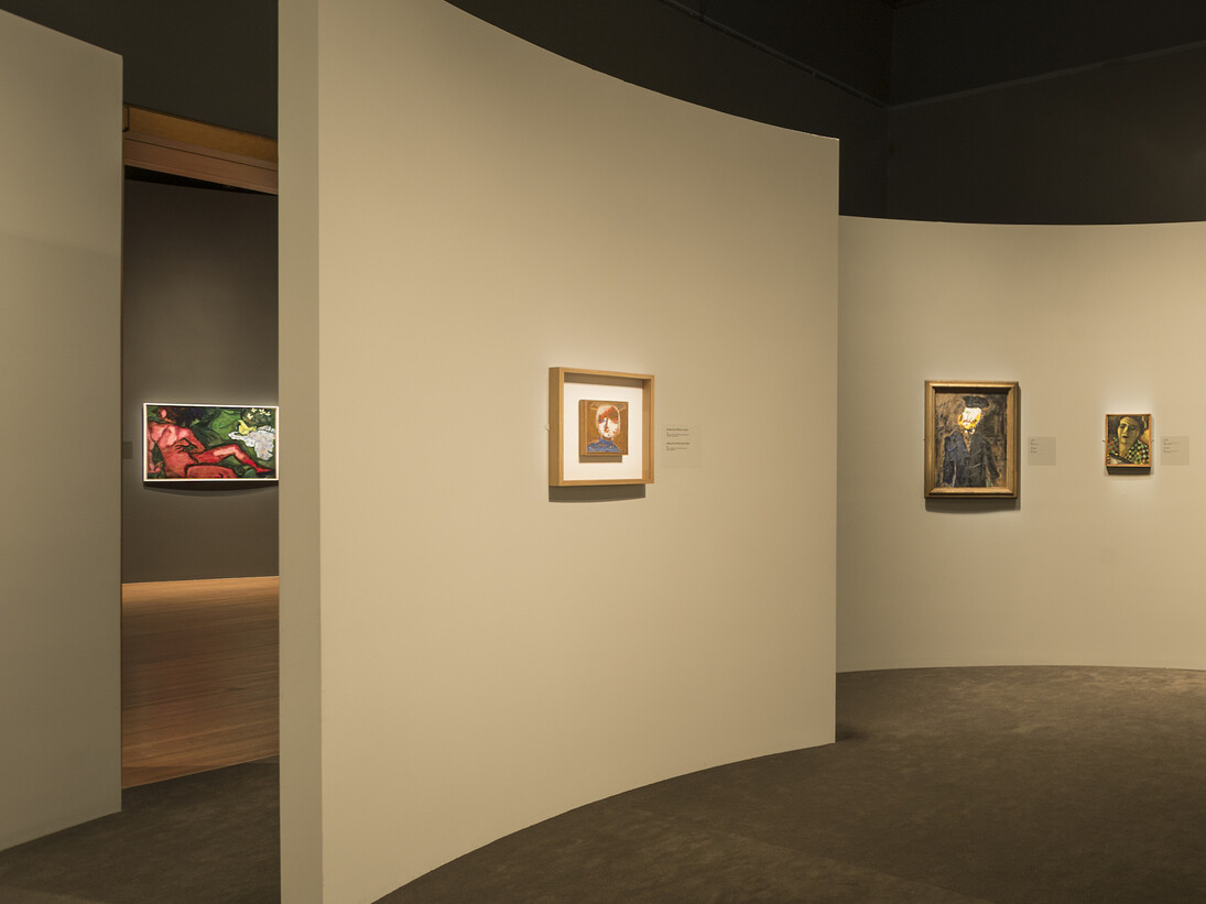 Chagall: Colour And Music, Exhibition view. Courtesy of The Montreal Museum of Fine Arts 