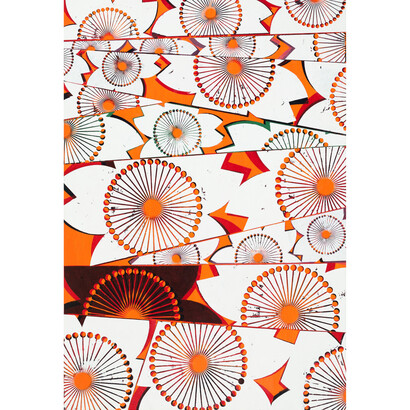 Margaret Lanzetta, Star Card, 2014-'15, acrylic and oil on canvas, 58 x 40 inches. Photo credit: Kevin Noble